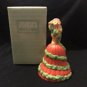 Vintage Avon 1991 Porcelain Christmas Bell, NIB
